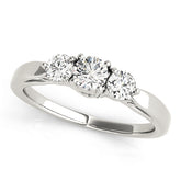 Engagement Rings 3 Stone Round - TN82394